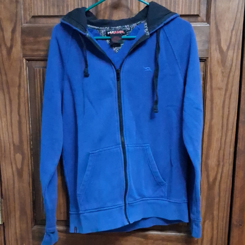 Tony Hawk Royal Blue Hoodie with Black Trim